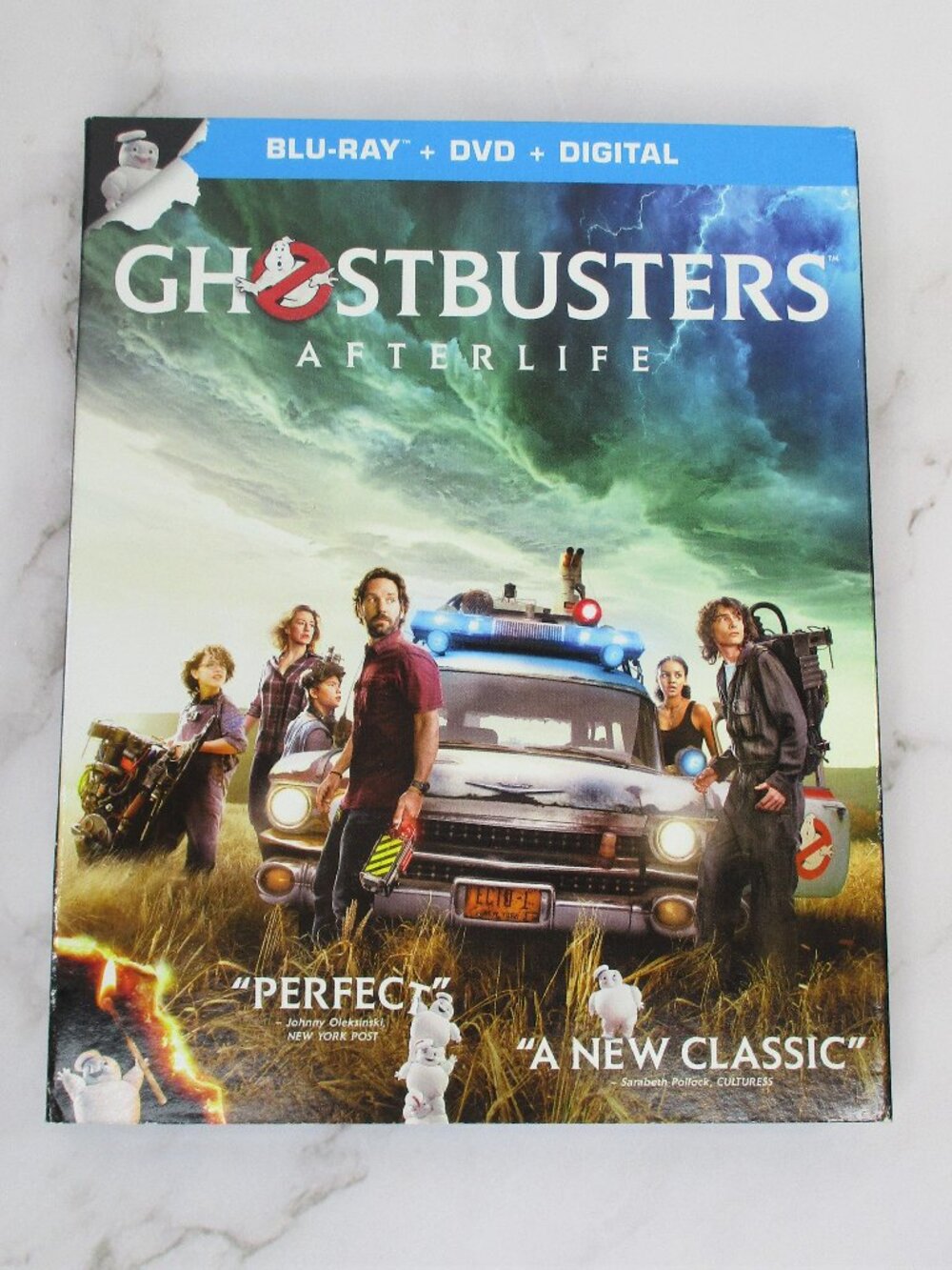 Ghostbusters Afterlife Blu-Ray DVD Combo 2022 Full Feature Movie Paul Rudd